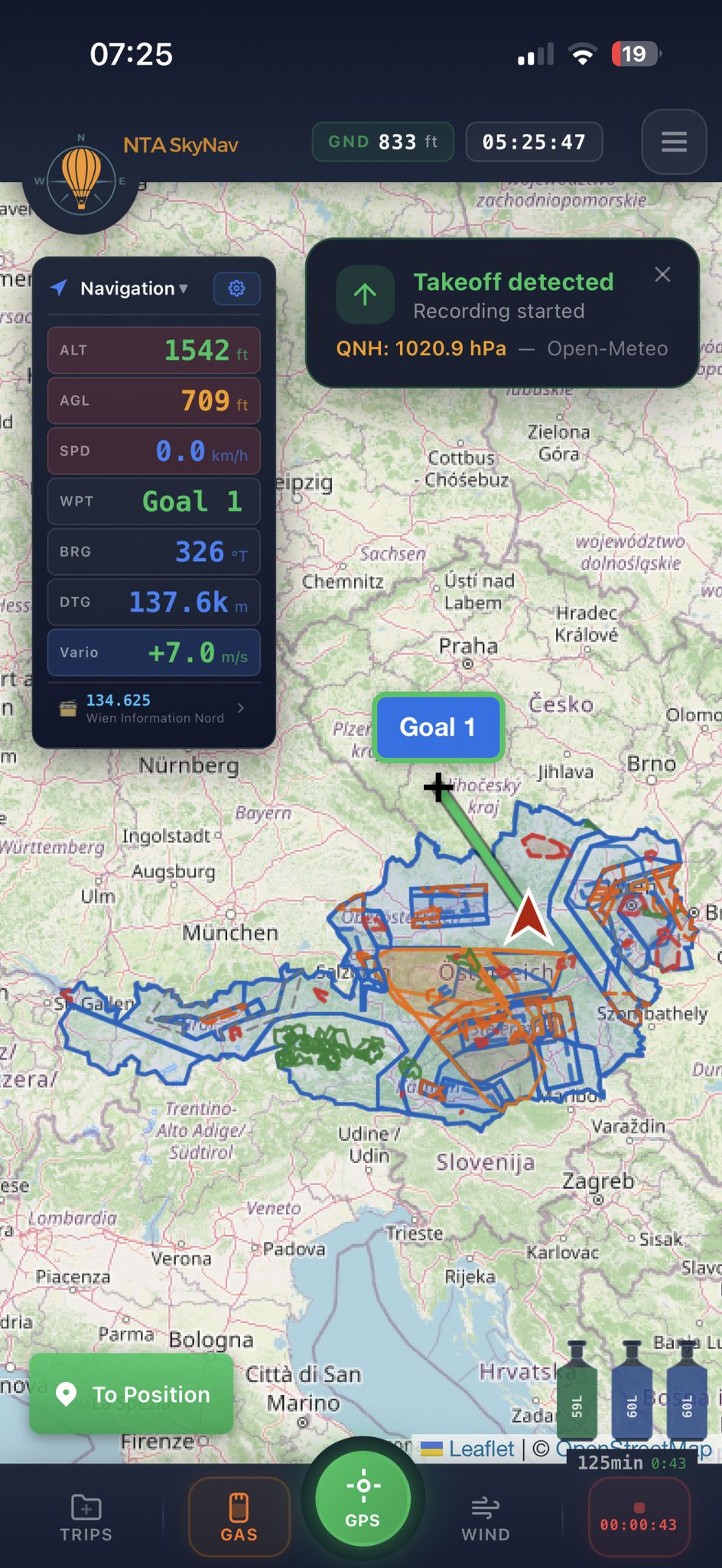 NTA SkyNav GPS-Navigation mit NAV-Panel