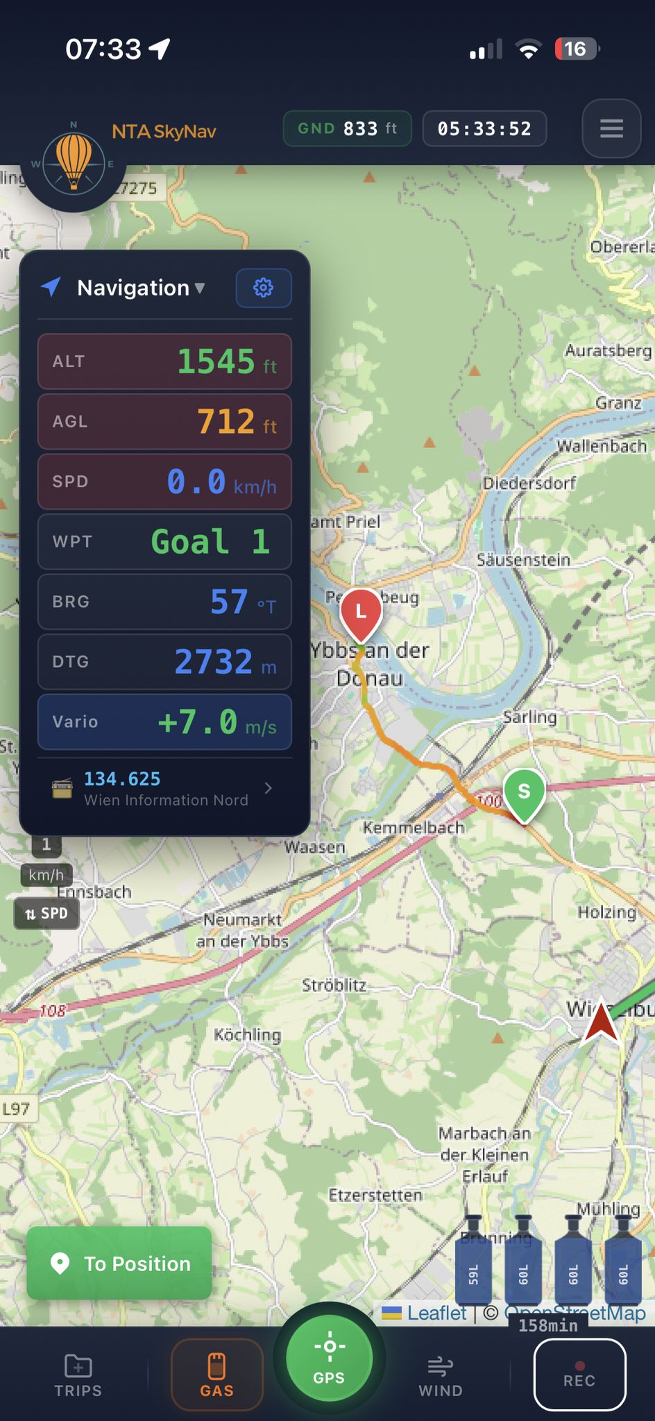 Precision GPS mit NAV-Panel